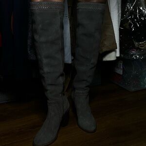 Vince Camuto Charcoal Heeled Boots
